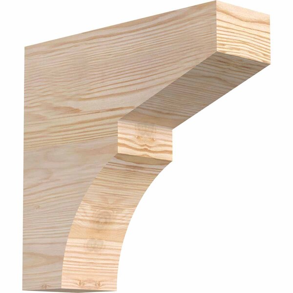 Ekena Millwork Monterey Smooth Rafter Tail, Douglas Fir, 3 1/2"W x 12"H x 12"L RFT04X12X12MON00SDF - main